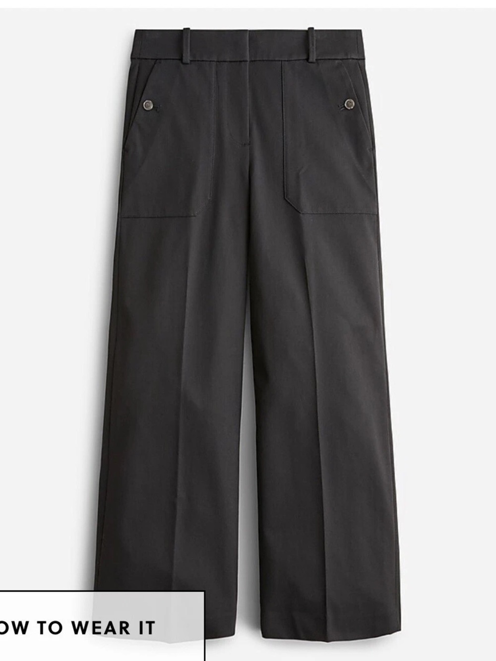 J. Crew Sydney Wide Leg Trousers